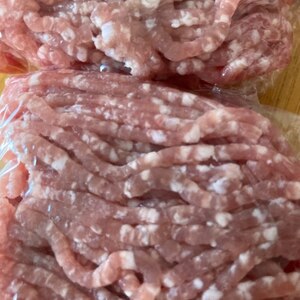 豚挽肉の冷凍保存